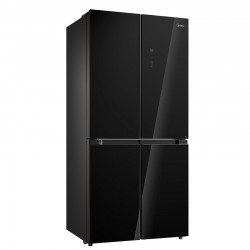 Midea MDRF632FGF22 - Comfort+ Black Glass kombinirani hladnjak