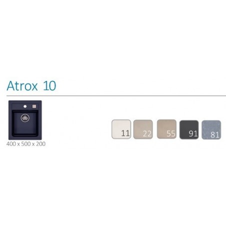 Alveus Atrox 10 sudoper ARCTIC - G11