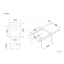 Alveus Atrox 10 sudoper BEIGE - G55