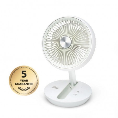 Solis ventilator CHARGE & GO bijeli