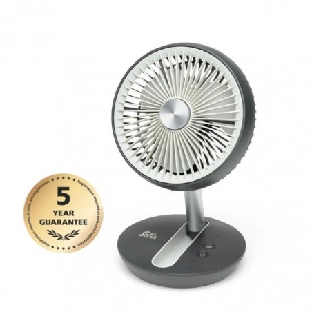 Solis ventilator CHARGE & GO sivi