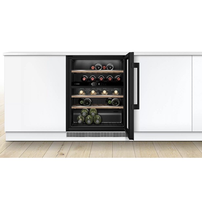 Bosch KUW21AHG0 podpultna vinska vitrina sa staklenim vratima 82 x 60 cm