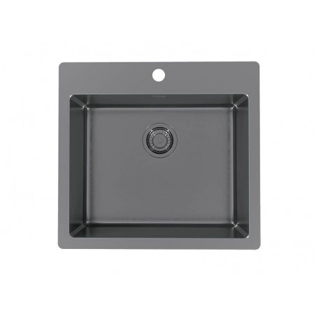 Alveus Pure 70 Anthracite sudoper Monarch Collection