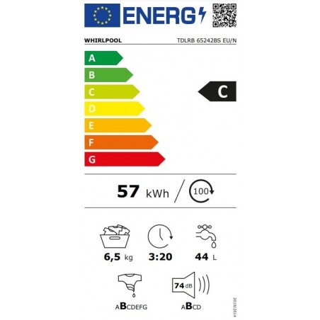 Whirlpool TDLRB 65242BS EU/N perilica rublja