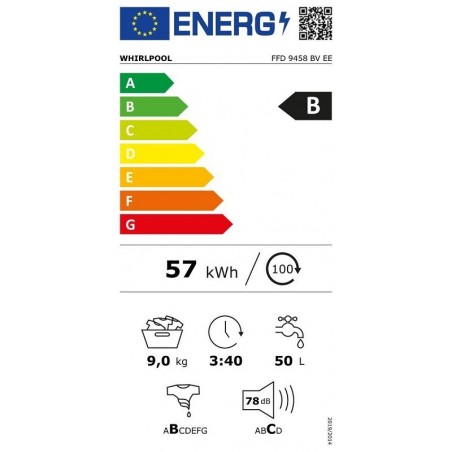 Whirlpool FFD 9458 BV EE perilica rublja 9kg