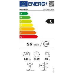 Whirlpool TDLR 6040L EU/N perilica rublja sa gornjim punjenjem 6kg