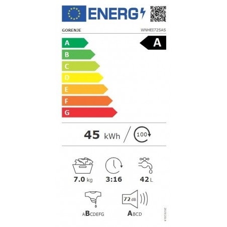 Gorenje WNHEI72SAS perilica rublja 7kg