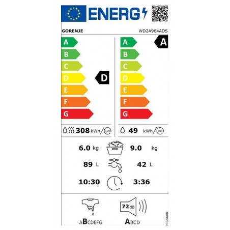 Gorenje WD2A964ADS perilica rublja sa sušilicom