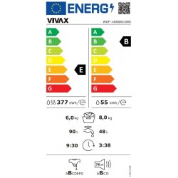 Vivax WDF-1408D616BS perilica rublja sa sušilicom