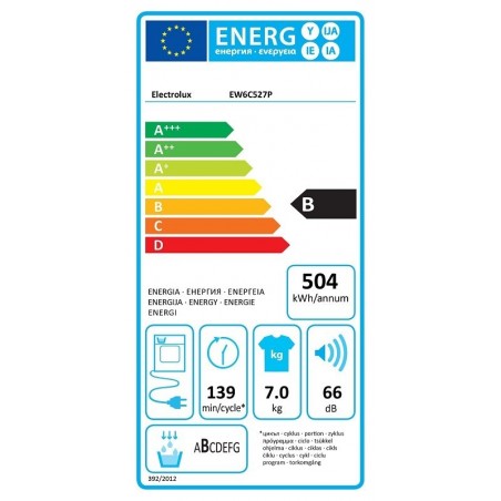 Electrolux EW6C527P kondenzacijska sušilica rublja