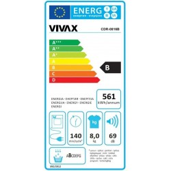 Vivax CDR-0816B sušilica rublja