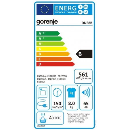 Gorenje DNE8B sušilica rublja 8kg