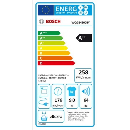 Bosch WQG14500BY sušilica rublja 9kg