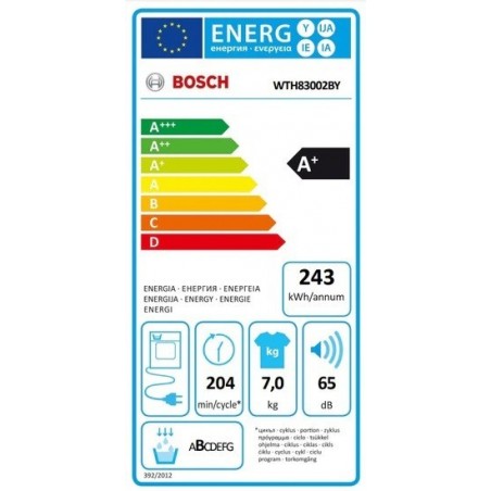 Bosch WTH83002BY sušilica rublja 7kg