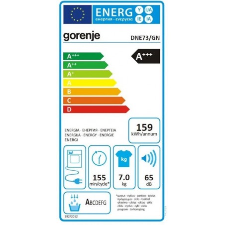 Gorenje DNE73/GN sušilica rublja 7kg