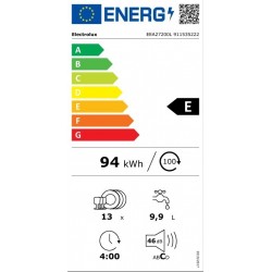 Electrolux EEA27200L AirDry ugradbena perilica posuđa