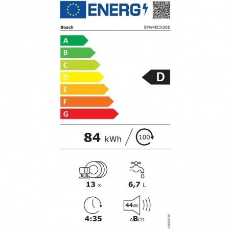 Bosch SMV4ECX26E ugradbena perilica posuđa