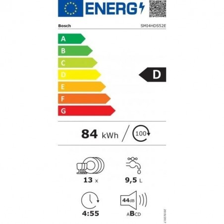 Bosch SMI4HDS52E ugradbena perilica posuđa