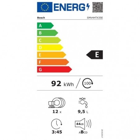 Bosch SMV4HTX35E ugradbena perilica posuđa