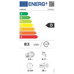 Gorenje GV642D61 ugradbena perilica posuđa