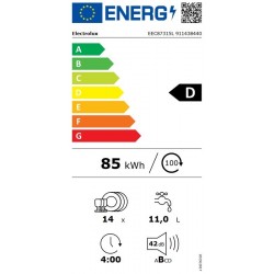 Electrolux EEC87315L ugradbena perilica posuđa