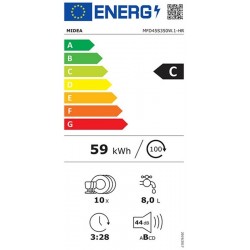 Midea MFD45S350W perilica posuđa 45cm