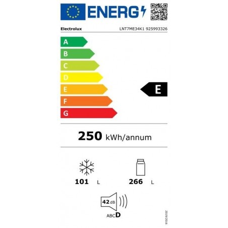 Electrolux LNT7ME34K1 kombinirani hladnjak