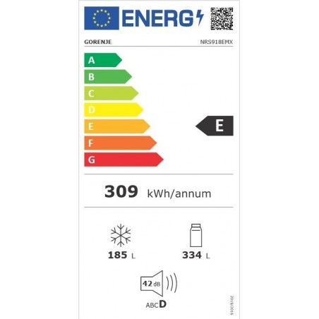 Gorenje NRS918EMX kombinirani hladnjak