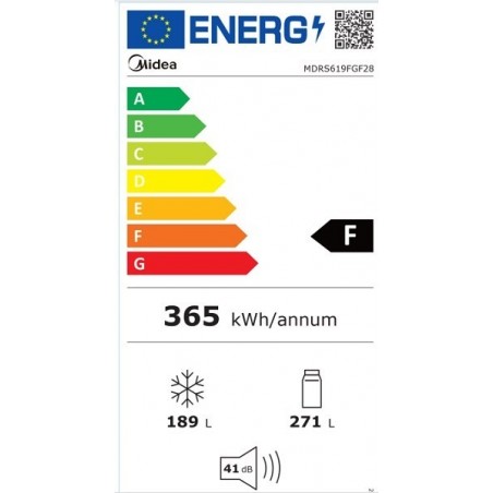 Midea MDRS619FGF28 - Comfort kombinirani hladnjak