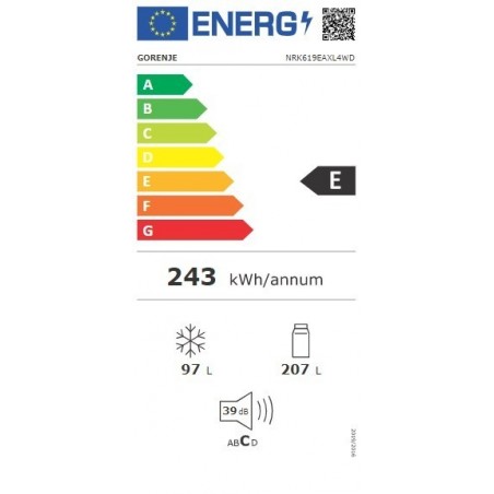 Gorenje NRK619EAXL4WD kombinirani hladnjak/zamrzivač