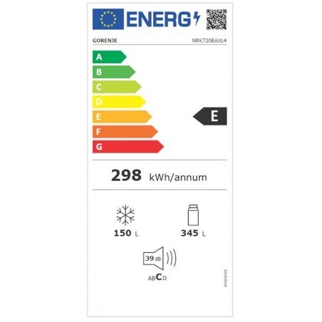 Gorenje NRK720EAXL4 kombinirani hladnjak/zamrzivač