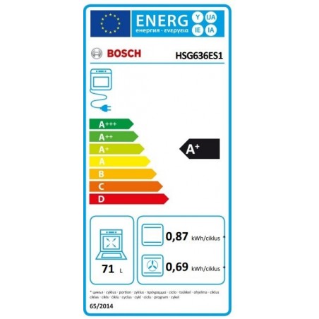 Bosch HSG636ES1 kombinirana parna pećnica