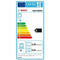 Bosch HBG5780W0 ugradbena pećnica