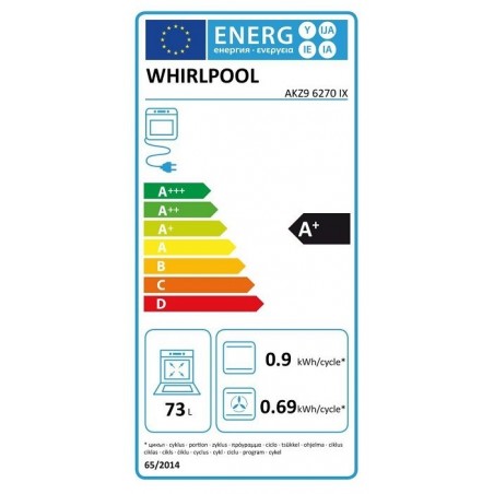 Whirlpool AKZ9 6270 IX ugradbena pećnica