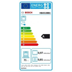 Bosch HBA513BB1 ugradbena pećnica