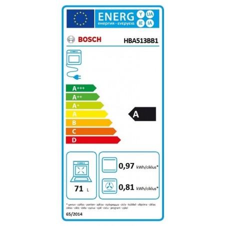 Bosch HBA513BB1 ugradbena pećnica