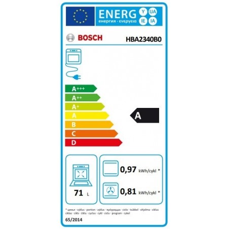 Bosch HBA2340B0 ugradbena pećnica