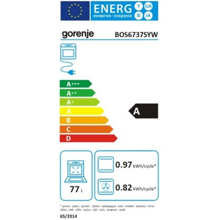 Gorenje BOS6737SYW ugradbena pećnica