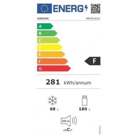 Gorenje NRKI5182A1 ugradbeni kombinirani hladnjak