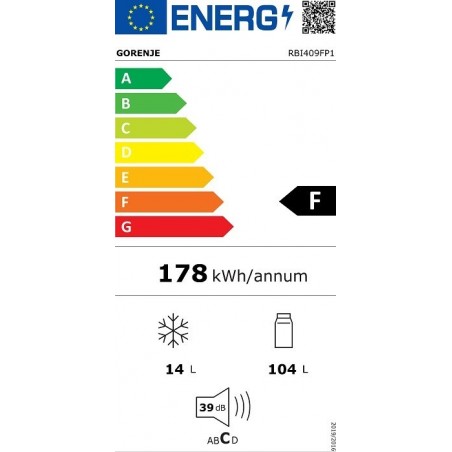 Gorenje RBI4092P1 ugradbeni hladnjak