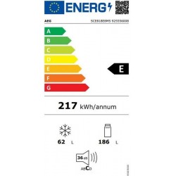 AEG SCE818E8MS ugradbeni kombinirani hladnjak