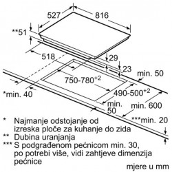 Bosch PXY875DE3E indukcijska ploča za kuhanje