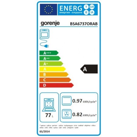 Gorenje BSA6737ORAB ugradbena pećnica