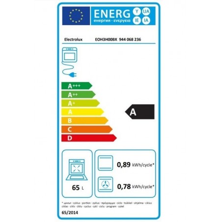 Electrolux EOH3H00BX ugradbena pećnica