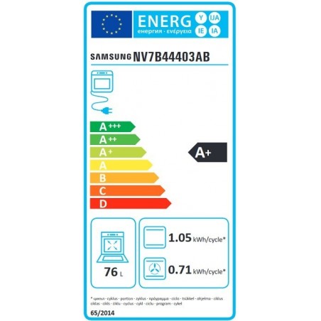 Samsung NV7B44403AB/U3 Pećnica s Dual Cook sistemom i prirodnom parom i Bespoke dizajnom, piroliza