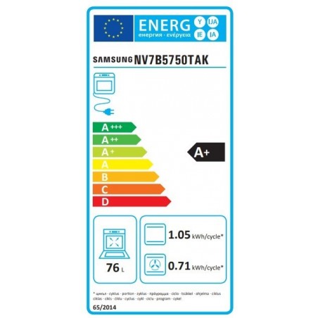 Samsung NV7B5750TAK/U3 Pećnica sa Dual Cook Flex sustavom i prirodnom parom, piroliza