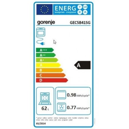 Gorenje GEC5B41SG staklokeramički električni štednjak