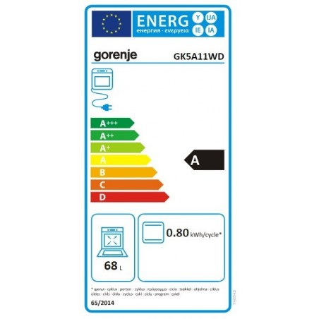 Gorenje GK5A11WD kombinirani štednjak