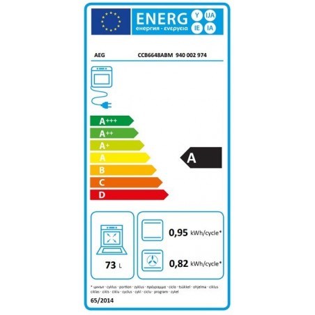 AEG CCB6648ABM električni štednjak