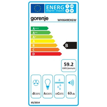 Gorenje WHI649EXGW zidna napa